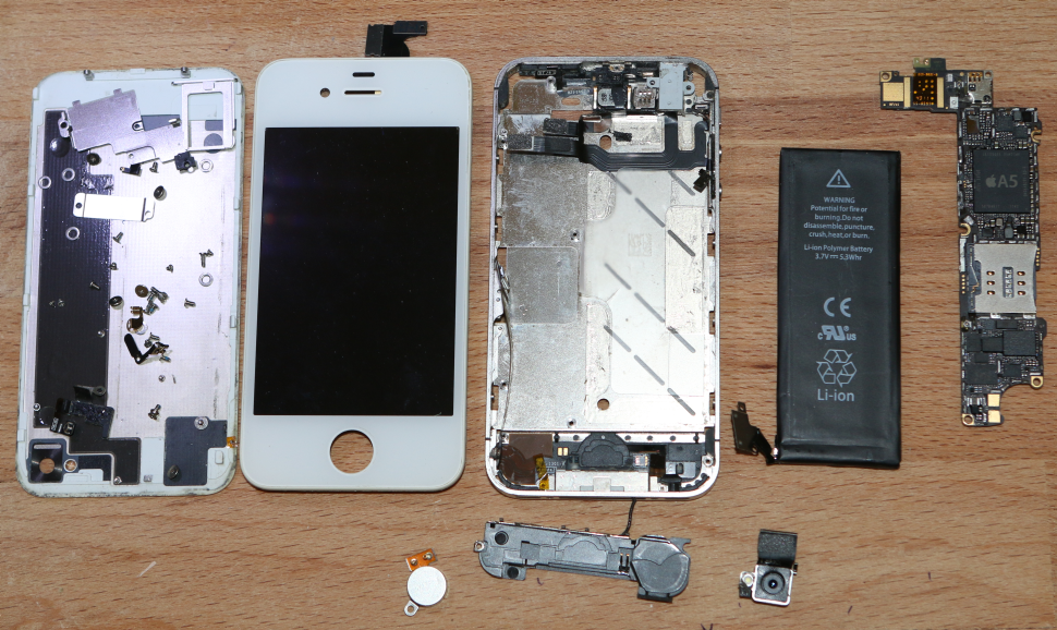 Intérieur d'un iPhone 4s